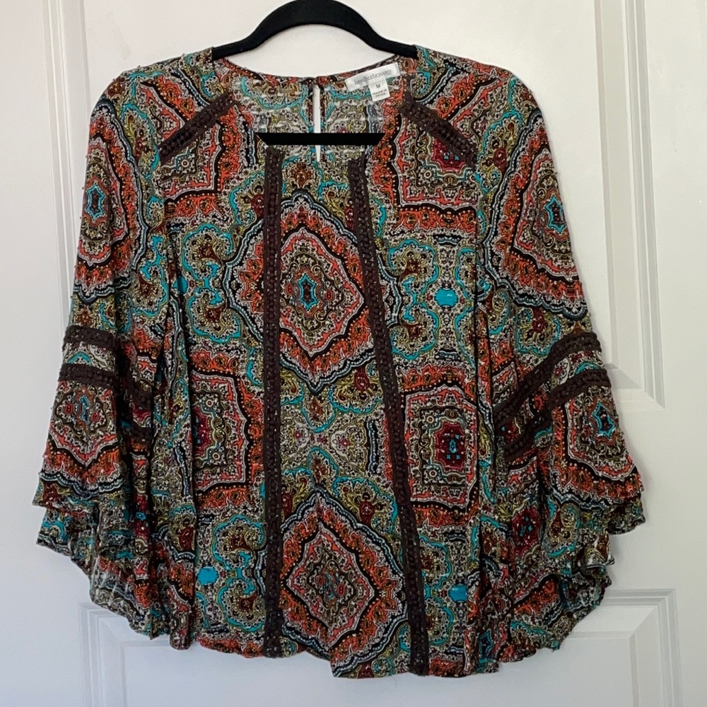 JohnPaulRichard Bohemian Peasant Top Medium